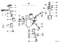 карбюратор для BMW T67 R67/2/3 0 (схема запасных частей)