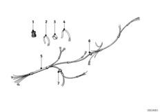 Жгут проводов для MOTO T68 R68 0 (схема запасных частей)