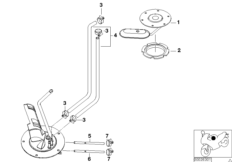 Вентиляция топливной системы/допол.элем. для BMW K41 K 1200 RS 01 (0547,0557) 0 (схема запасных частей)