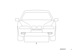 Foglight Kit для BMW E46 323i M52 (схема запасных частей)