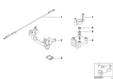 Провод стартера с креплением для BMW K41 K 1200 GT 01 (0548,0558) 0 (схема запасных частей)