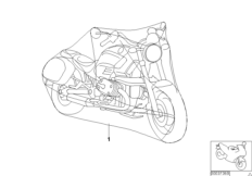 Чехол для мотоцикла для BMW 59C1 R 850 C 99 (0421) 0 (схема запасных частей)