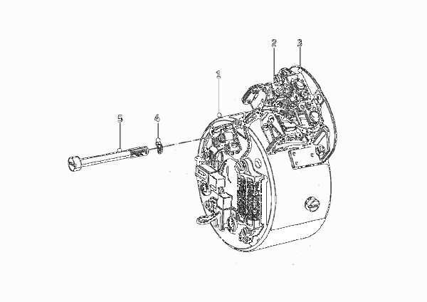 генератор для BMW T69 R69 S 0 (схема запчастей)