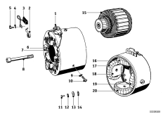 генератор для MOTO T69 R69 S 0 (схема запасных частей)