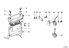 генератор для BMW T69 R69 S 0 (схема запасных частей)