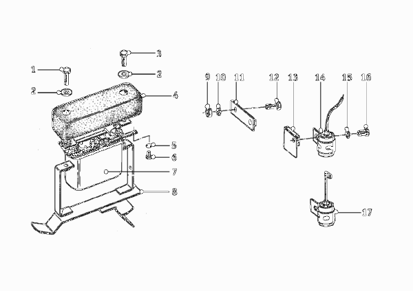 генератор для MOTO T50 R50/2 0 (схема запчастей)