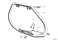 Защитная дуга для BMW T50 R50 0 (схема запасных частей)