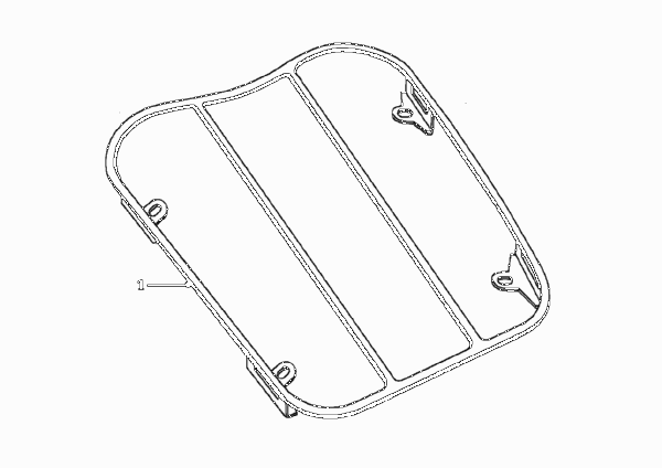 Система транспортировки багажа для BMW T25 R25/3 0 (схема запчастей)