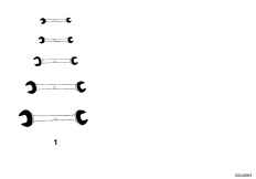 Бортовой инструмент/ домкрат для BMW VET 335 6-Zyl (схема запасных частей)
