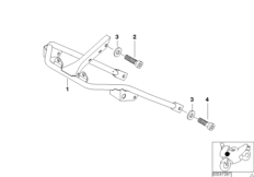 Держатель облицовки для BMW R21A R 1150 GS Adv. 01 (0441,0492) 0 (схема запасных частей)