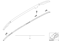 Компл. дооснащения леера для BMW E46 330xd M57 (схема запасных частей)
