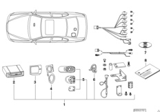 Сист.нав.без SA 602 / Только запчасти для BMW E39 530d M57 (схема запасных частей)