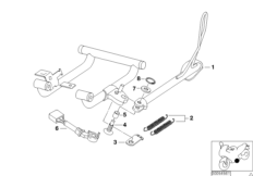 Подпорка для BMW R131 G 650 GS 09 (0178,0179) 0 (схема запасных частей)