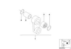 Качающ.рычаг зад.подвески, тяга для MOTO R13 F 650 GS 04 (0175,0185) 0 (схема запасных частей)