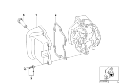 Крышка головки блока цилиндров для MOTO C1N C1 200 (0192) 0 (схема запасных частей)