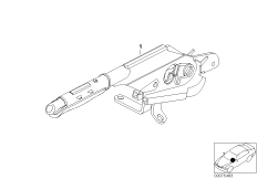 Инд.рычаг стояночного тормоза для зажима для BMW E46 320d M47 (схема запасных частей)