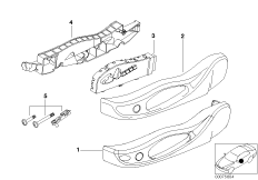 Сиденье Пд детали привода сиденья для BMW E46 M3 S54 (схема запасных частей)