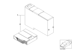 CD-чейнджер для MINI R50 One D W17 (схема запасных частей)