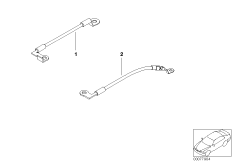 Провод на массу для BMW E46 330xi M54 (схема запасных частей)