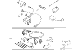система охранной сигнализации для BMW K14 F 650 CS 02 (0174,0184) 0 (схема запасных частей)