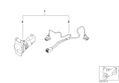 Комплект дооснащения гнезда разъема для BMW K41 K 1200 GT 01 (0548,0558) 0 (схема запасных частей)