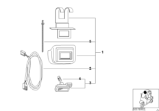 Светильник индивидуального освещения для BMW C1N C1 (0191) 0 (схема запасных частей)