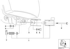 Фары-регулировка угла наклона фар для MOTO C1N C1 (0191) 0 (схема запасных частей)