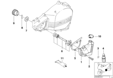 Насос охлаждающей жидкости для MOTO R13 F 650 GS Dakar 00 (0173,0183) 0 (схема запасных частей)