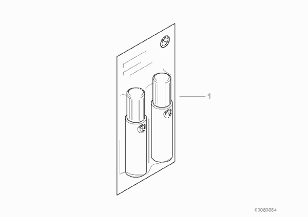 Краска-карандаш набор для BMW C1N C1 (0191) 0 (схема запчастей)