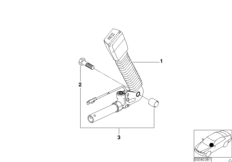 Поясной ремень Пд для BMW E52 Z8 S62 (схема запасных частей)