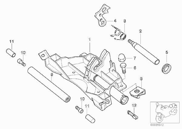 Дополнительные элементы сиденья для BMW K41 K 1200 GT 01 (0548,0558) 0 (схема запчастей)