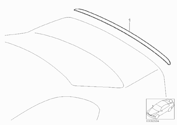 Дооснащение задним спойлером M для BMW E46 330d M57 (схема запчастей)