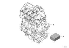 Силовой агрегат для MINI R53 Cooper S W11 (схема запасных частей)