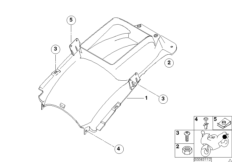 Колпак колеса Зд для BMW R28 R 850 R 02 (0428) 0 (схема запасных частей)