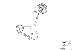 Привод спидометра для BMW R28 R 850 R 02 (0428) 0 (схема запасных частей)