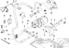 Смазочная система/подкачивающий насос для BMW E39 M5 S62 (схема запасных частей)