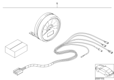 Комплект дооснащения тахометра для BMW R50 One 1.4i W10 (схема запасных частей)