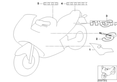 Переводная картинка "Sondermodell" для BMW 259S R 1100 S 98 (0422,0432) 0 (схема запасных частей)