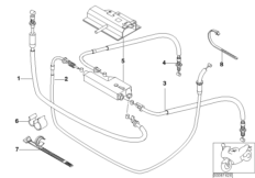 Тросовый привод/распределит.с трос.прив. для BMW R22 R 850 RT 02 (0417) 0 (схема запасных частей)