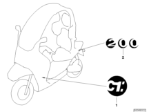 Переводная картинка "Family's Friend V" для MOTO C1N C1 (0191) 0 (схема запасных частей)