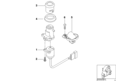 Замок зажигания / доп. элементы для BMW C1N C1 200 (0192) 0 (схема запасных частей)