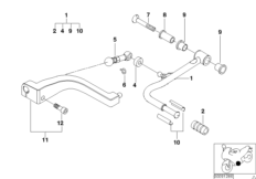 Рычаг переключения передач для BMW R22 R 1150 RT 00 (0419,0499) 0 (схема запасных частей)