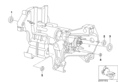 Коробка передач/сальник для BMW R28 R 850 R 02 (0428) 0 (схема запасных частей)