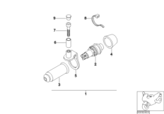 Выключатель для спецавтомобиля для MOTO 89V3 K 1200 LT 04 (0549,0559) 0 (схема запасных частей)