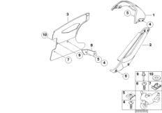 Колпак колеса специального автомобиля для BMW R13 F 650 GS 00 (0172,0182) 0 (схема запасных частей)