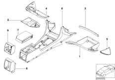 I-Serie ZD Highline Variante 2, KA61 для BMW E38 735i M62 (схема запасных частей)