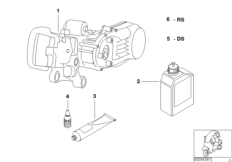 Привод на качающемся рычаге для BMW C1N C1 200 (0192) 0 (схема запасных частей)