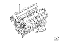 Силовой агрегат для BMW E66 760Li N73 (схема запасных частей)