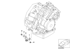 GACVT16Z детали переключения для BMW R52 Cooper W10 (схема запасных частей)