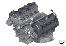 Силовой агрегат для BMW E60 540i N62N (схема запасных частей)